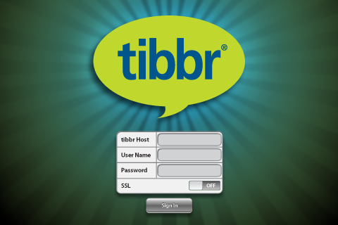 tibbr login